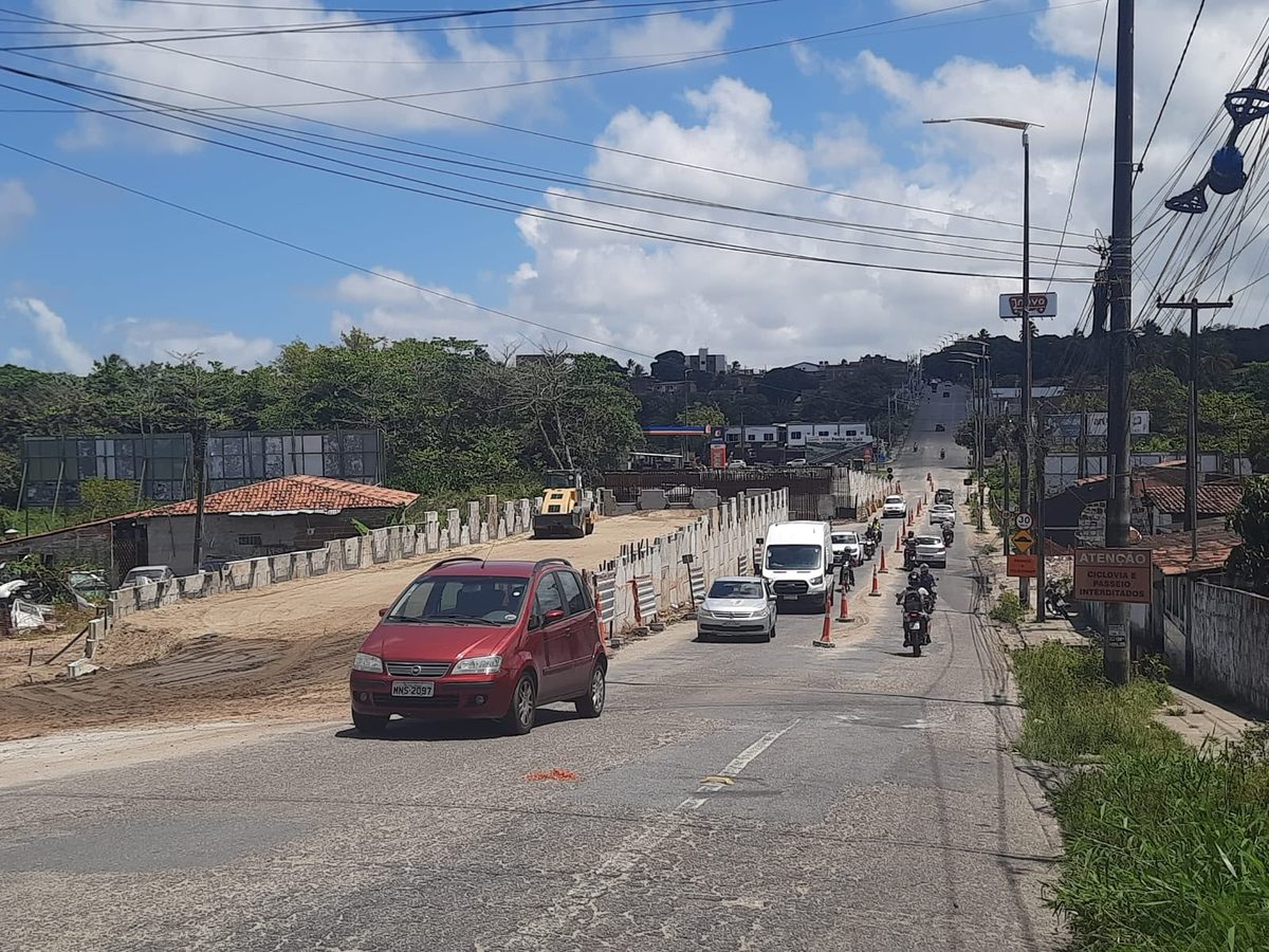Trânsito na ladeira Mangabeira-Valentina é bloqueado neste sábado em João Pessoa