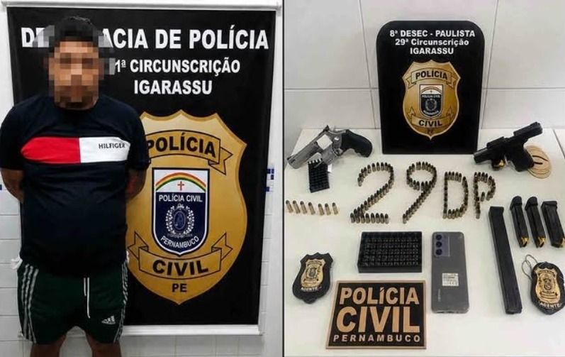 Líder de facção criminosa da Paraíba é preso em Pernambuco