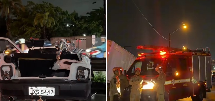 Colisão entre carro e carreta deixa jovem morta na BR-101