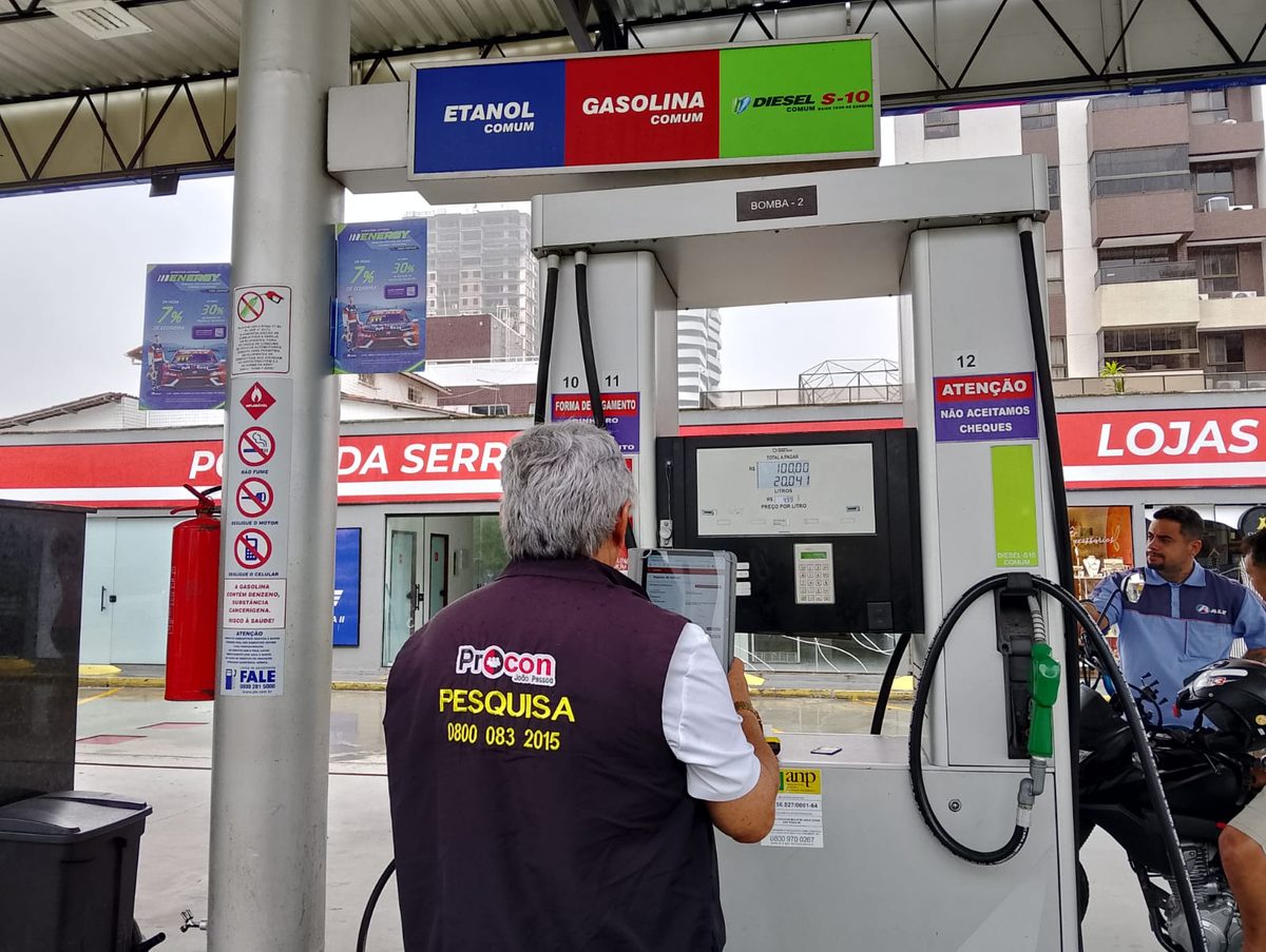 Procon divulga pesquisa de preços dos combustíveis em João Pessoa