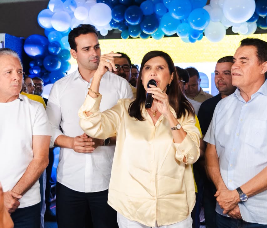 Lígia Feliciano participa de evento ao lado de Lucas Ribeiro