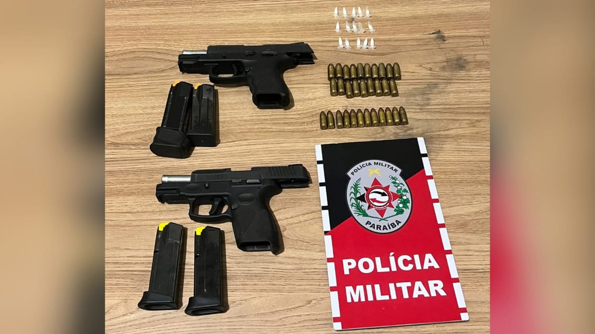 Polícia apreende armas e cocaína durante operação em Alagoa Grande
