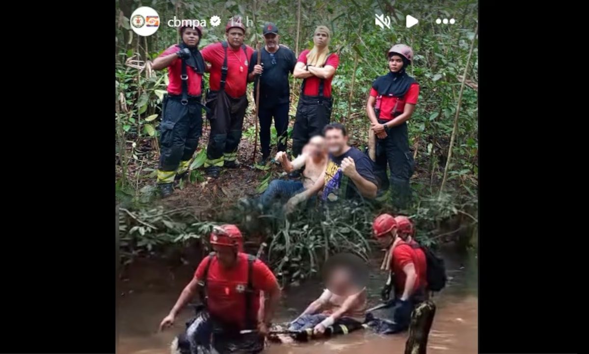 Piloto de avião que caiu no Pará é achado vivo