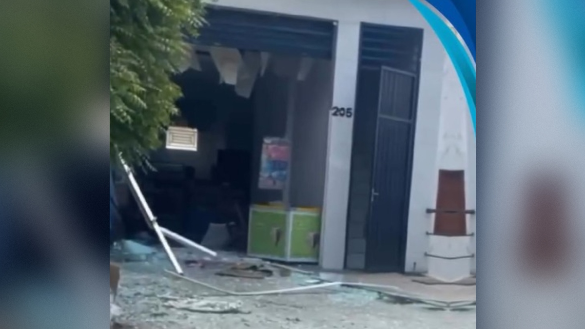 Explosão em comércio assusta moradores no Sertão da Paraíba
