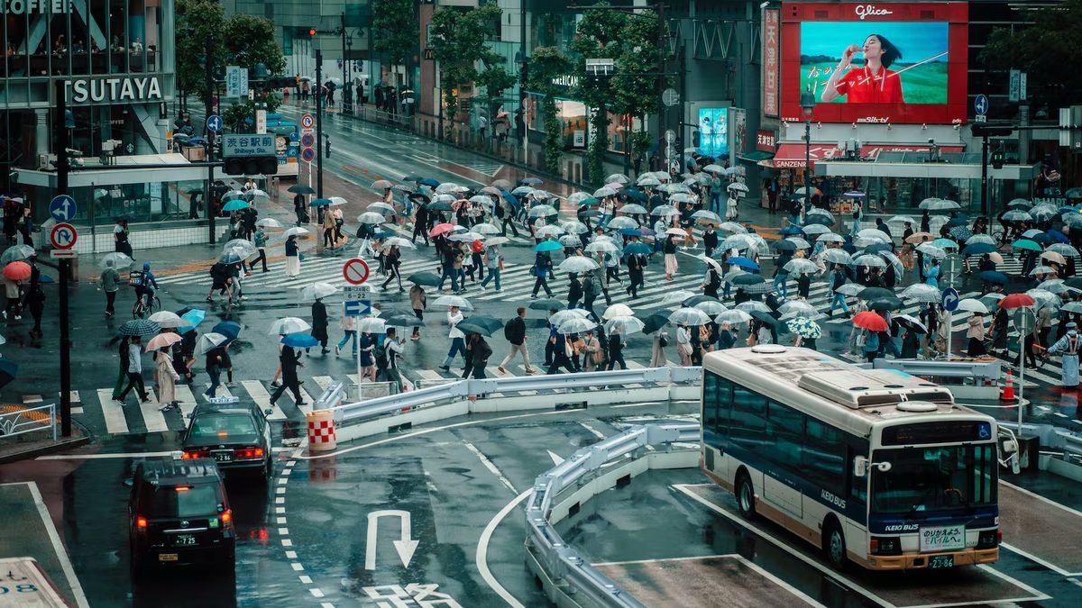 Tóquio atinge marca histórica de dias seguidos com chuva