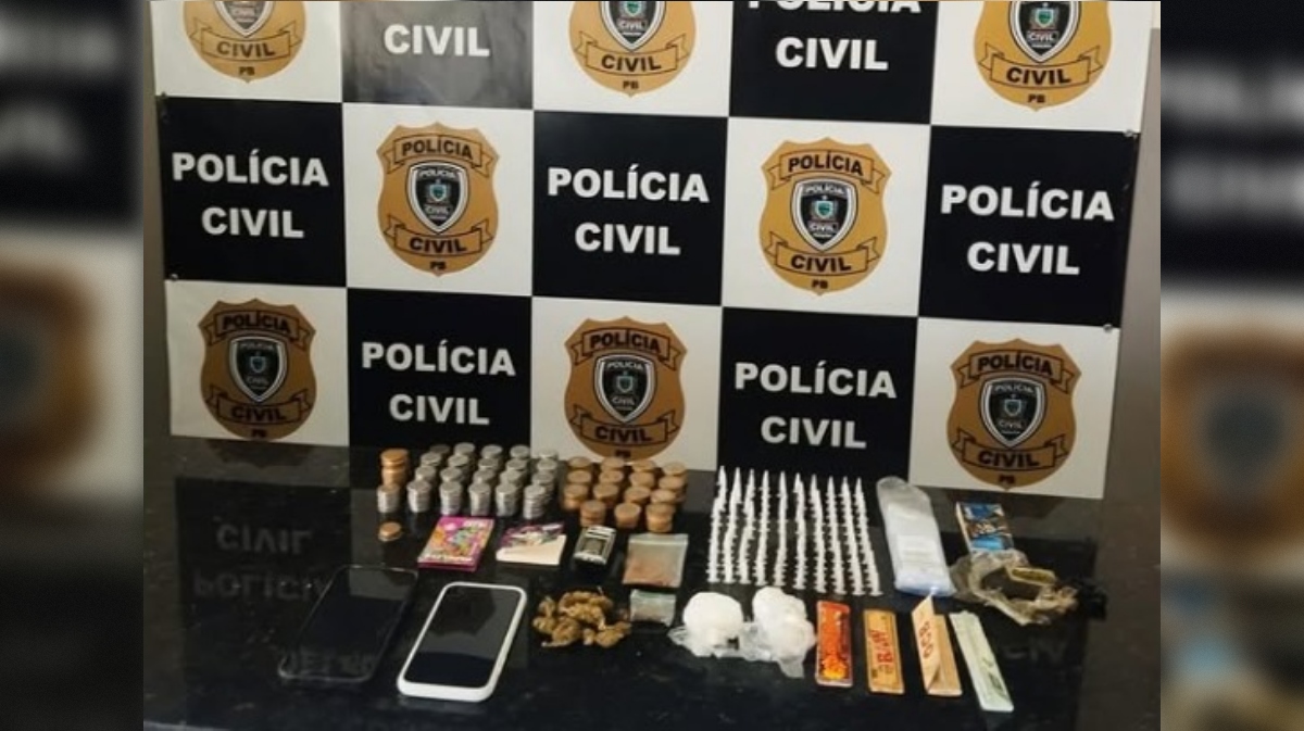 Prisão em flagrante de dois homens por tráfico em Alagoa Grande