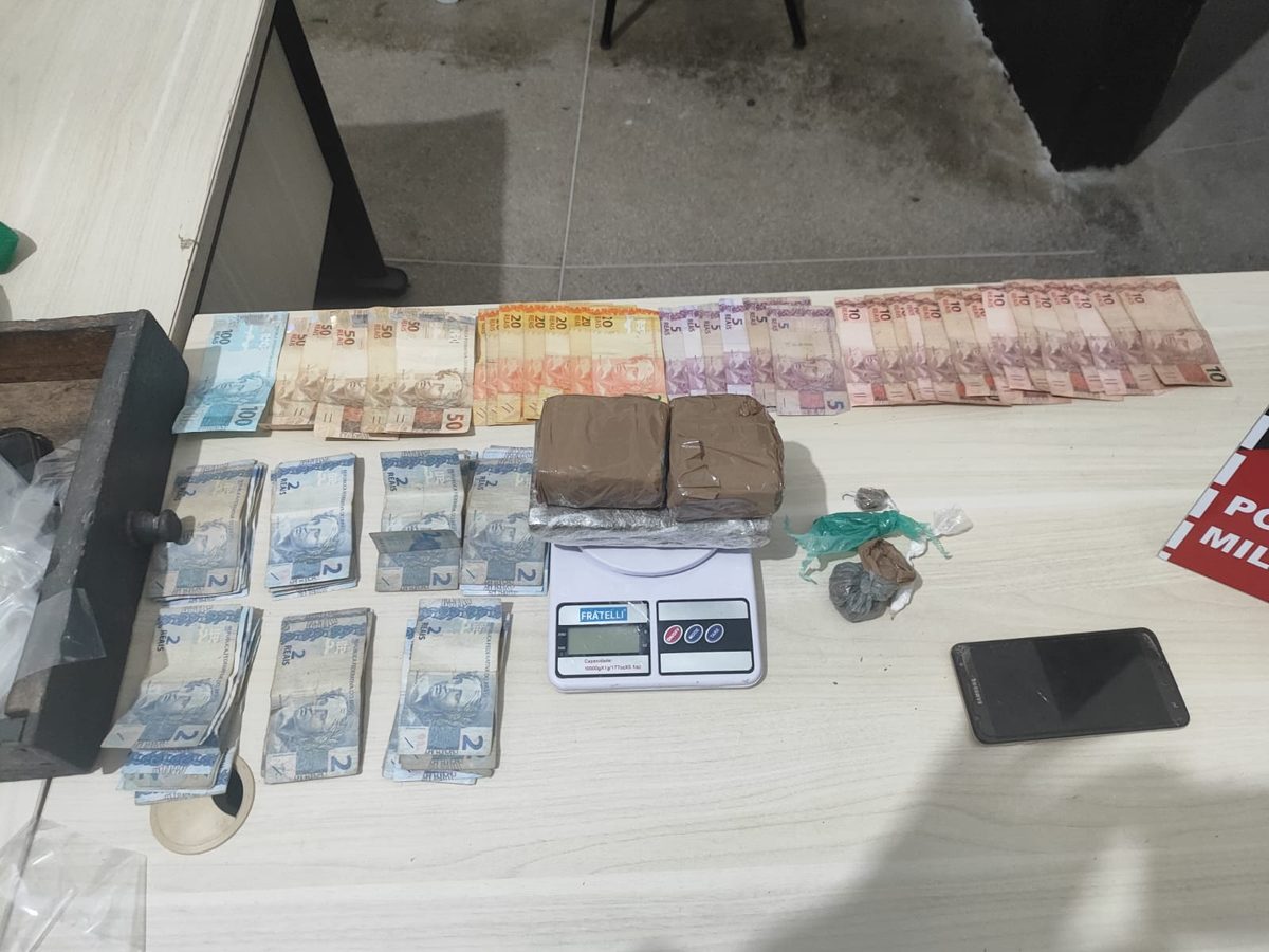 Homem é preso por suspeita de tráfico de drogas em Santa Helena