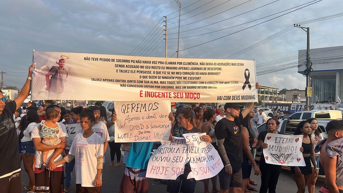 Protesto fecha trecho da BR-101 em Bayeux após morte de homem