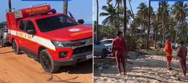 Turista pernambucano desaparece no mar da Praia de Coqueirinho