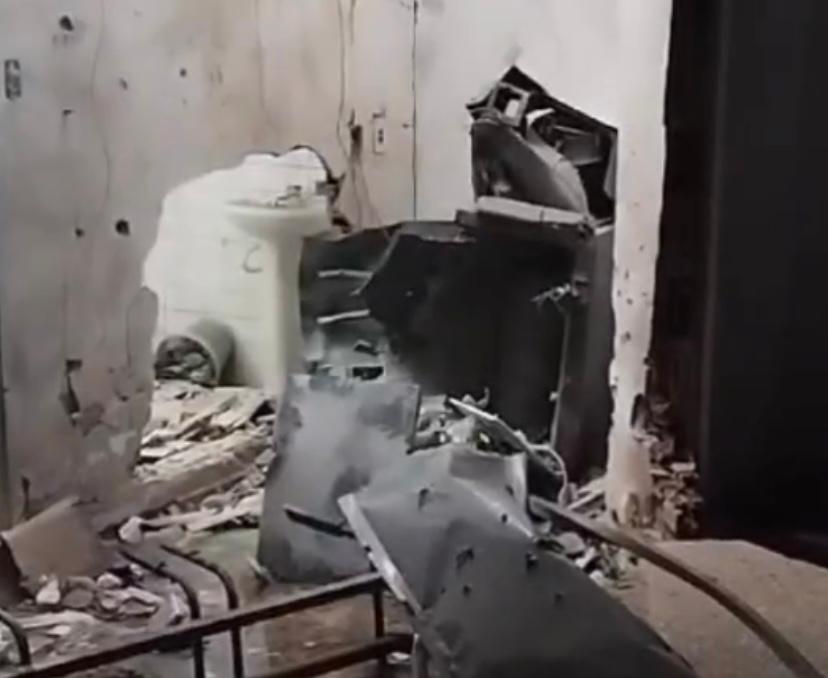 Posto de combustíveis é destruído por explosão de cofre em Lagoa de Dentro