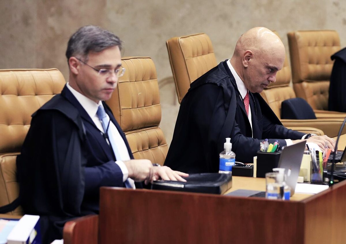 Ministros do Supremo discutem após diligência sobre mensagens de banqueiro