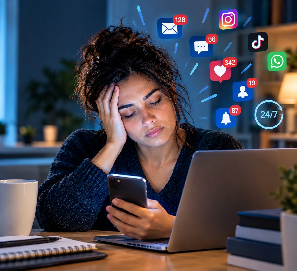 Pesquisa aponta que o cansaço com o uso da internet virou rotina