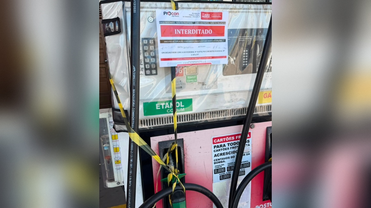 Posto de combustível é autuado por irregularidade em João Pessoa