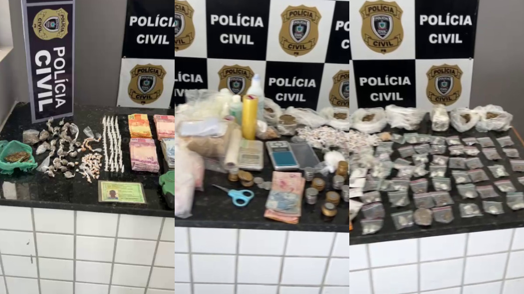 Operação policial resulta em prisões e apreensão em Alagoa Grande