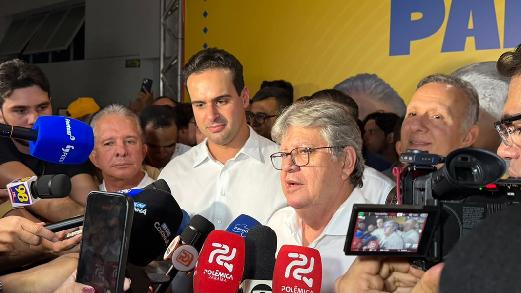 João Azevêdo avalia convenção e evita falar sobre vice de Lucas