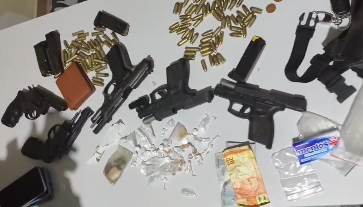 Polícia prende cinco suspeitos armados e evita confronto em Caaporã