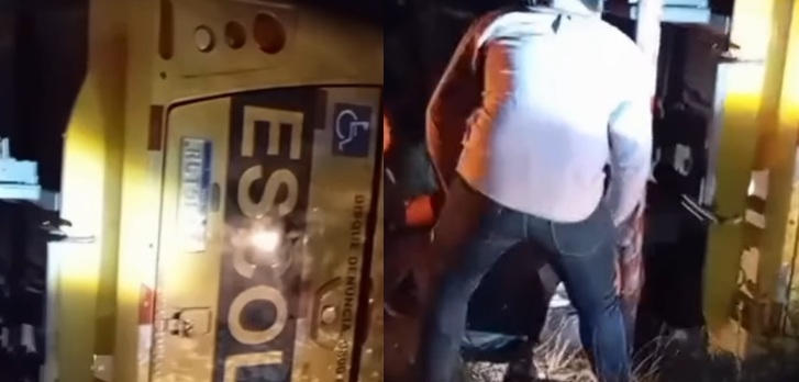 Acidente com ônibus escolar deixa feridos na BR-230
