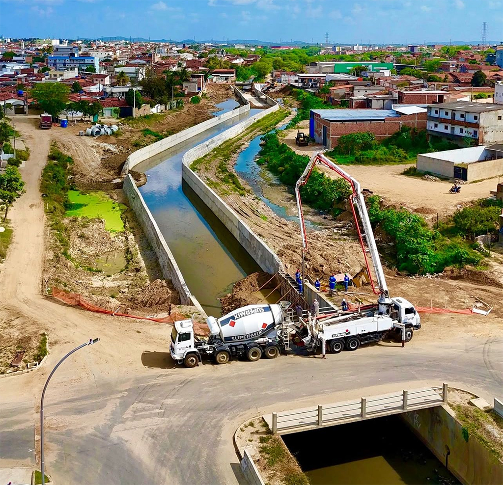 Campina Grande: Canal de Bodocongó chega à fase final e beneficiará mais de 120 mil moradores