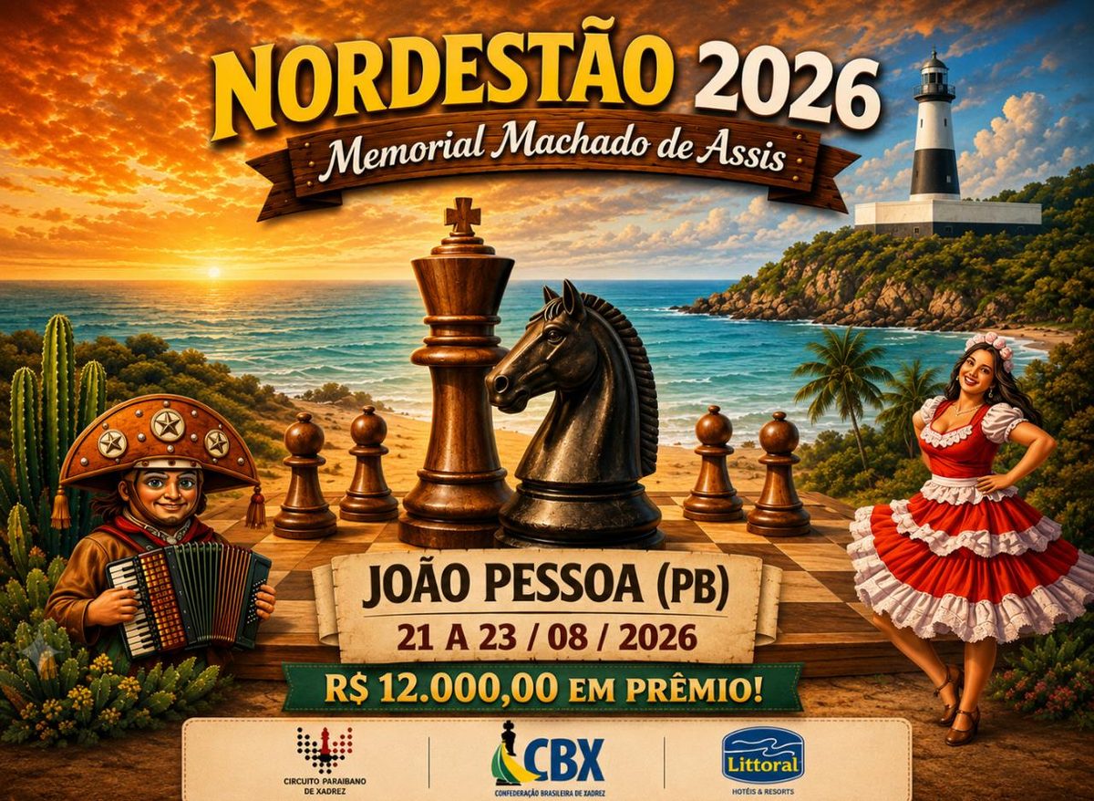 Campeonato Regional do Nordeste de Xadrez começa em João Pessoa