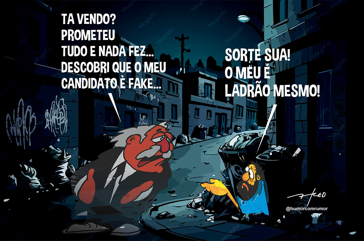 Charge do dia do campinense Fred Ozanan: Fake