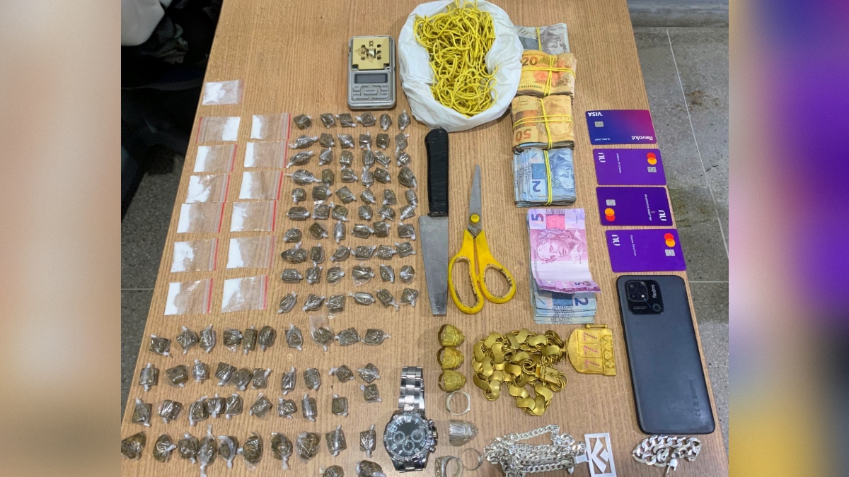 Suspeitos por tráfico de drogas são presos em Campina Grande