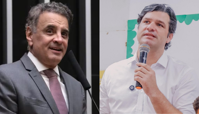 Presidente do PSDB, Aécio Neves anuncia filiação de Leo