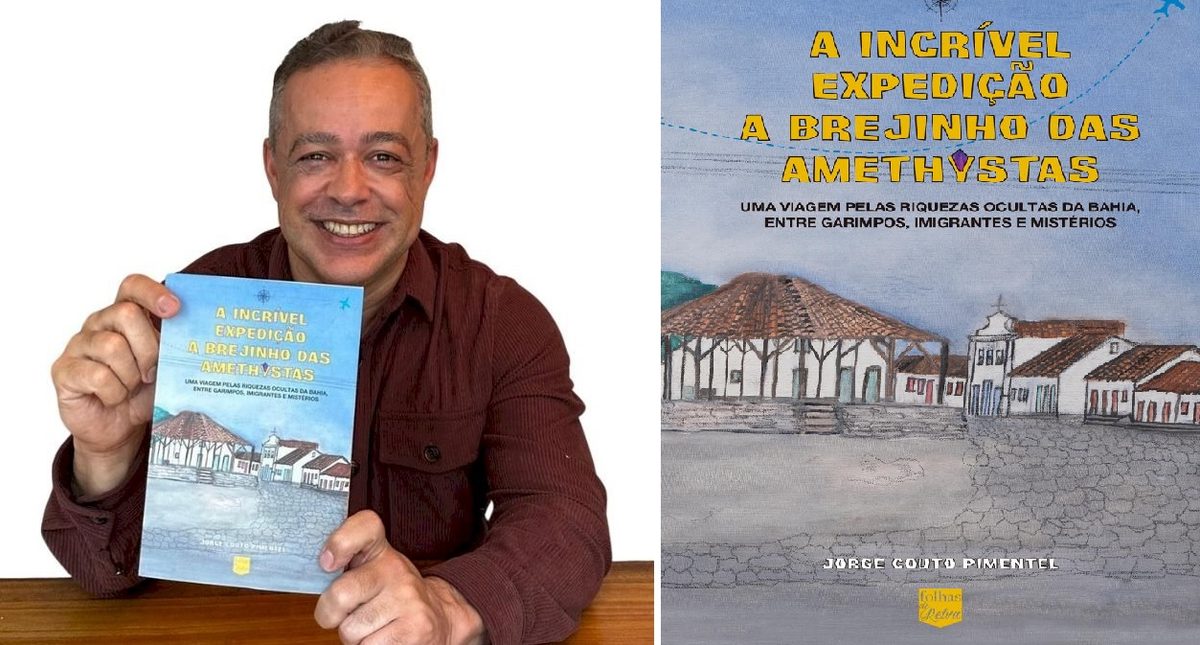 Escritor Jorge Couto Pimentel lança livro sobre Brejinho das Ametistas
