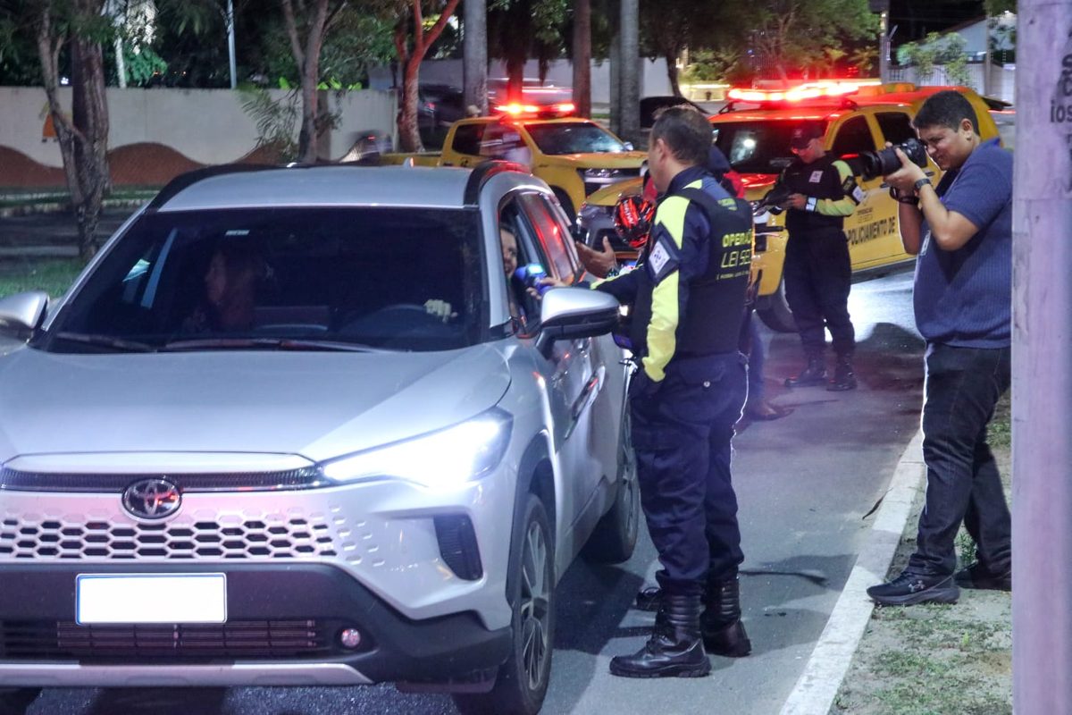 Operação Lei Seca flagra mais de 90 motoristas embriagados na Paraíba