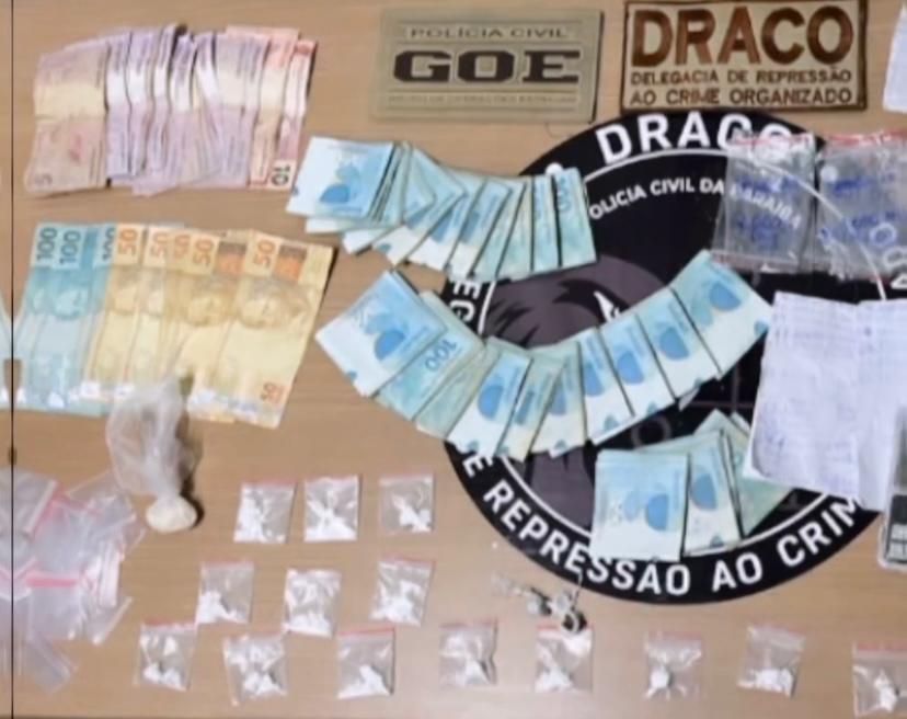 Operação policial prende quatro suspeitos e apreende armas e drogas na Paraíba