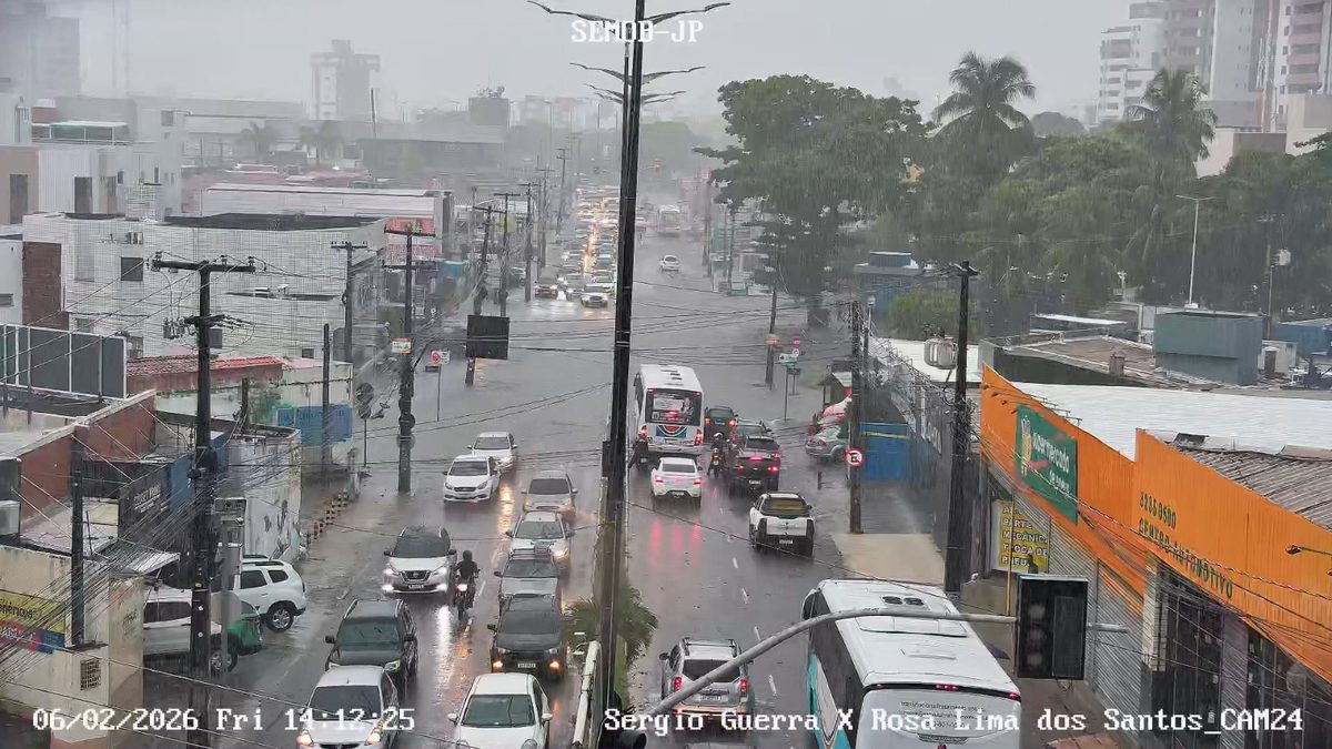 Frente fria muda o tempo e atinge o leste da Paraíba