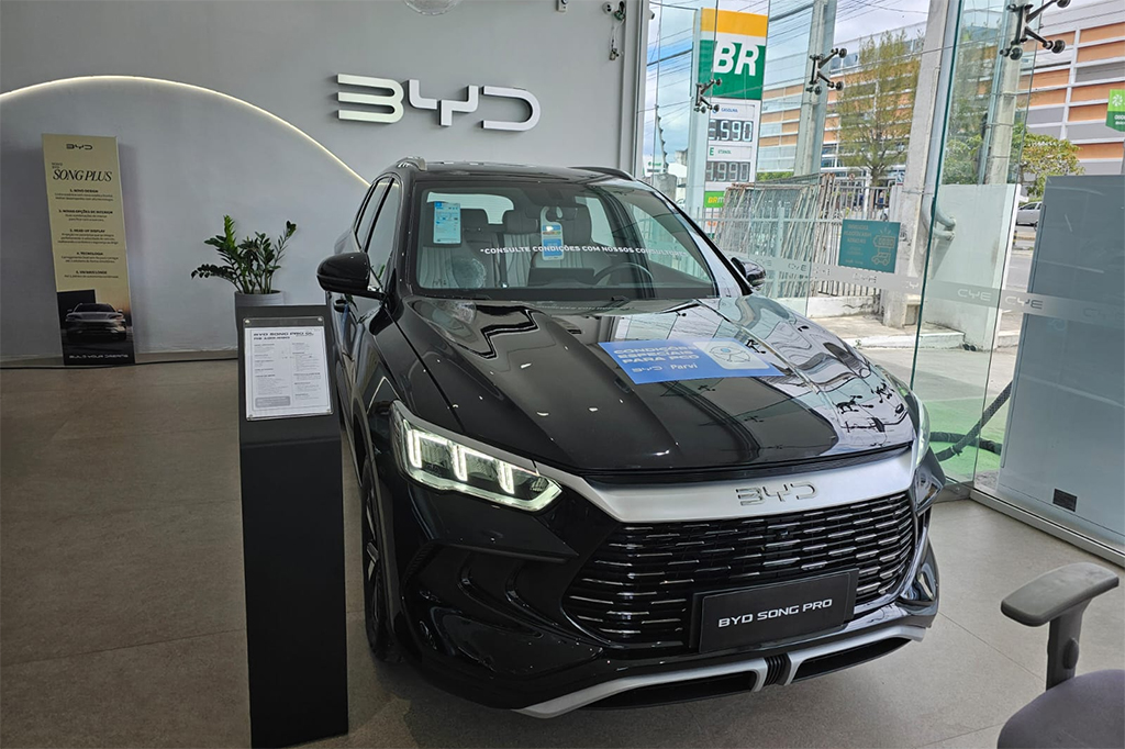 À frente de 30 marcas: BYD é a montadora mais vendida na região de Campina Grande