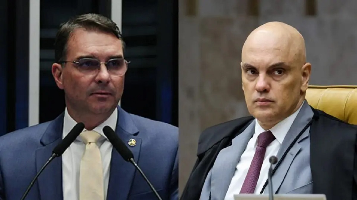 Flávio Bolsonaro e Alexandre do Moraes usaram o mesmo jato de Vorcaro