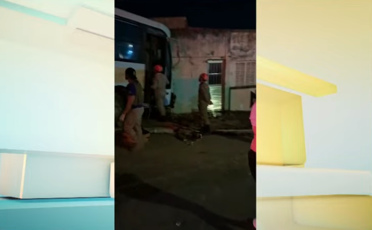 Motorista morre em batida de ônibus escolar na Paraíba