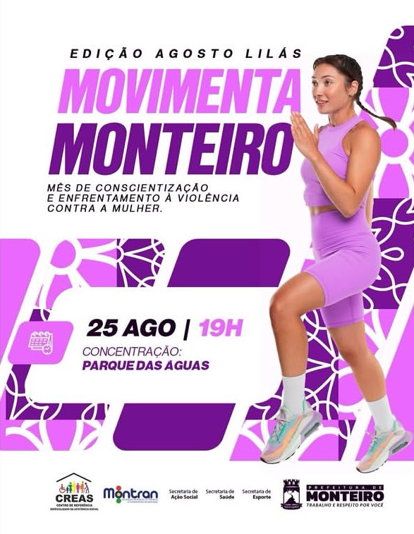 Prefeitura de Monteiro realiza evento Movimenta Monteiro nesta terça-feira