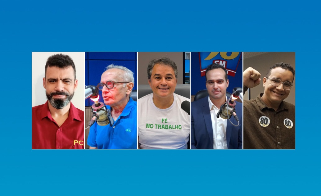 Disputa pelo governo da Paraíba reúne cinco nomes nas Eleições 2026
