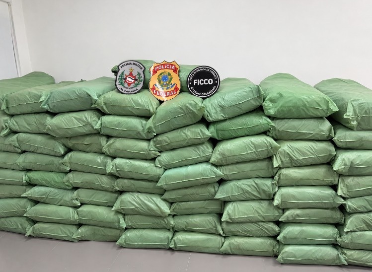 Polícia apreende mais de quinhentos quilos de maconha em Água Branca