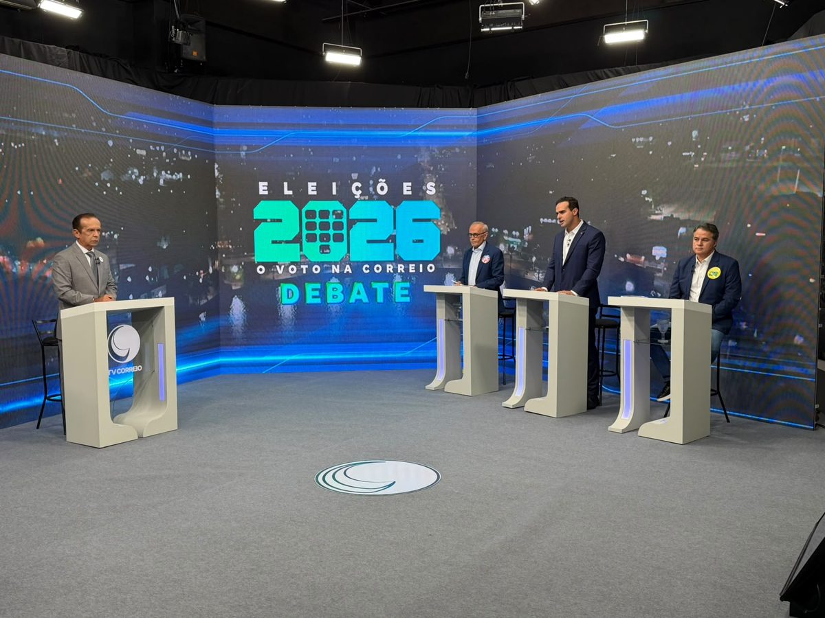 TV Correio realiza debate com candidatos ao Governo da Paraíba
