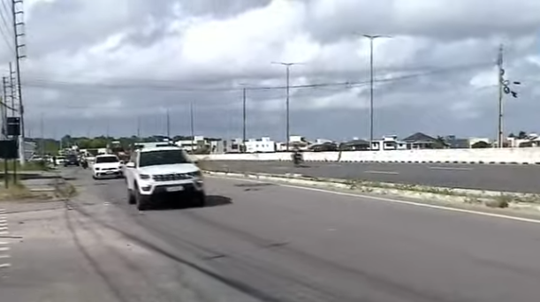 Trecho da marginal da BR-230 em Cabedelo é fechado para obras