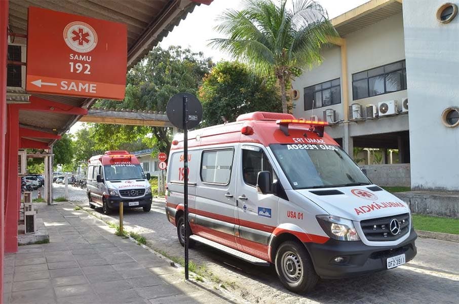 Vítima de espancamento é socorrida pelo Samu em João Pessoa