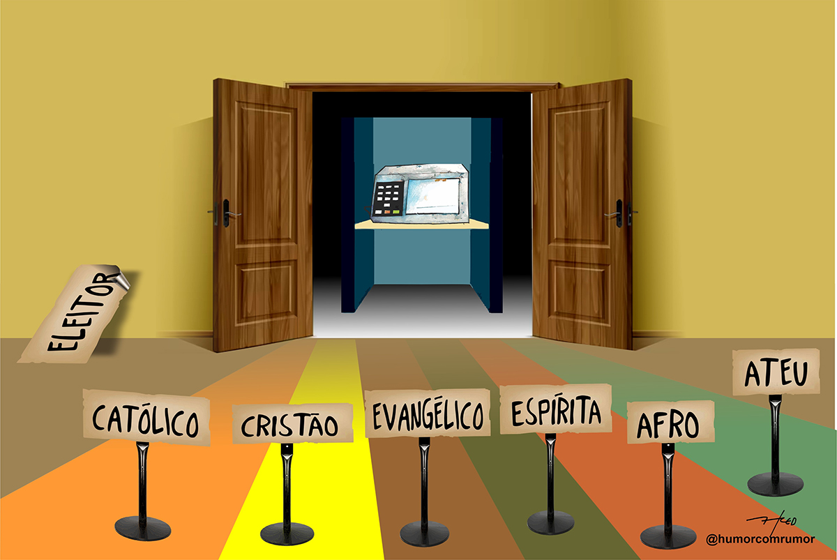 Charge do dia do campinense Fred Ozanan: Caminhos do voto…