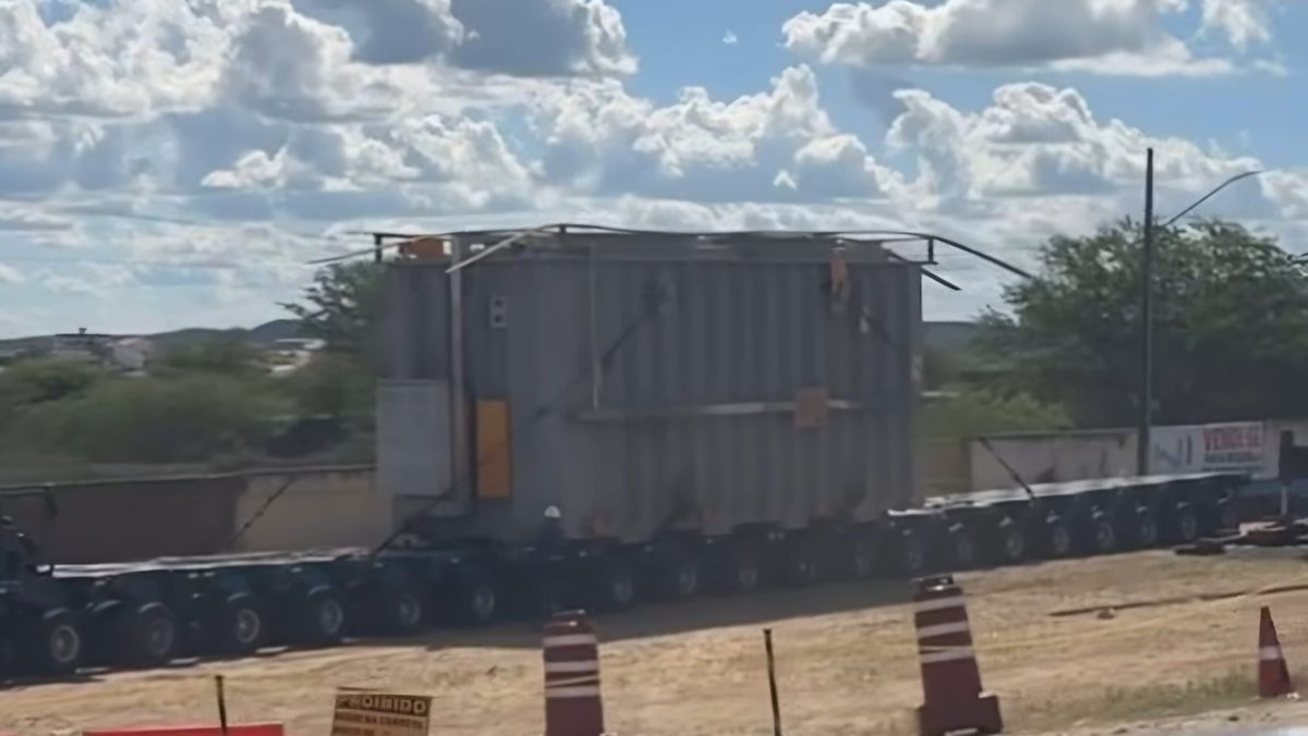 Transporte de transformador gigante para Nova Palmeira é adiado