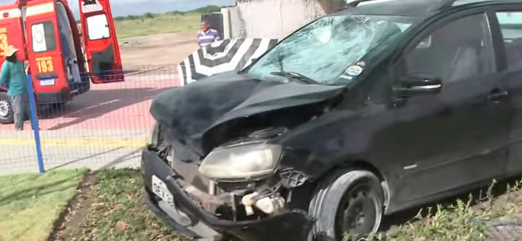 Pedestre é atropelado na Praia do Sol em João Pessoa