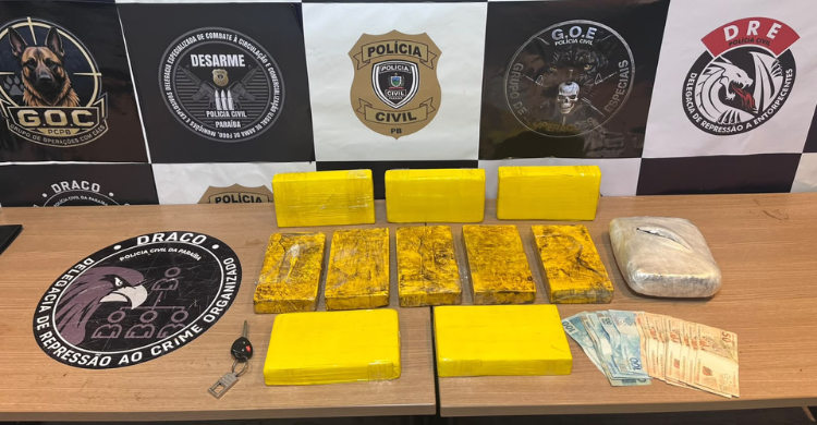 Polícia prende homem com drogas avaliadas em R$ 1 milhão em Bayeux