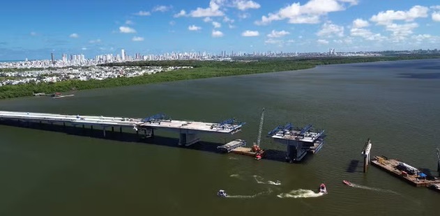 Trabalhador morreu após cair de 10 metros durante desabamento na Ponte do Futuro, na PB