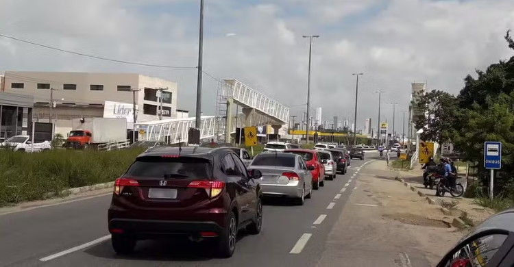 Trecho da BR-230 em Cabedelo passa por interdição para serviços no pavimento