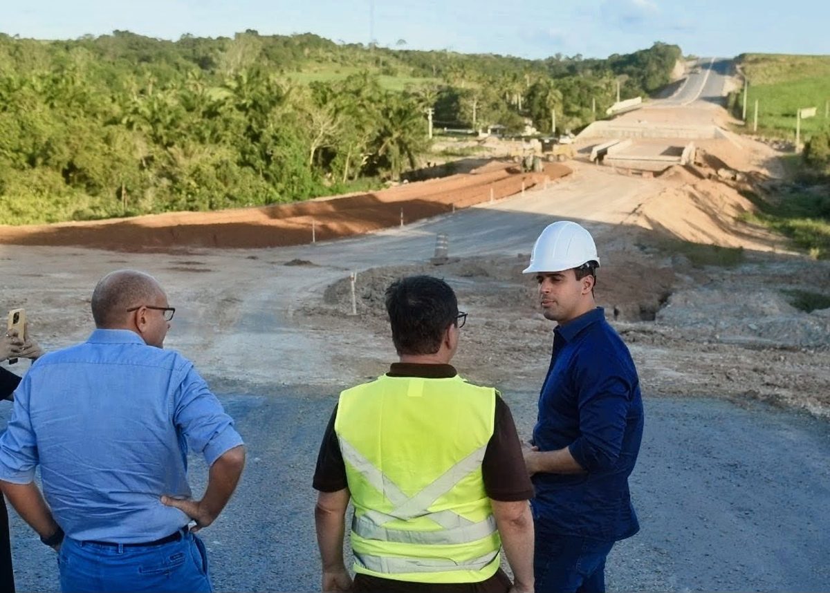 Governador vistoria obras do Arco Metropolitano em João Pessoa