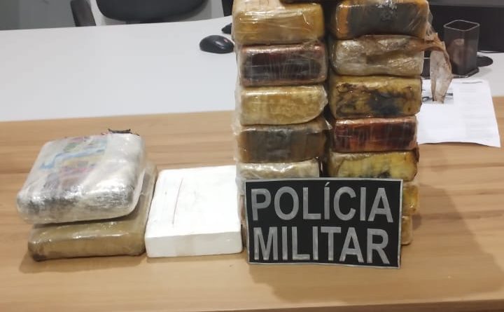 Homem é preso com dezoito quilos de drogas em Boqueirão