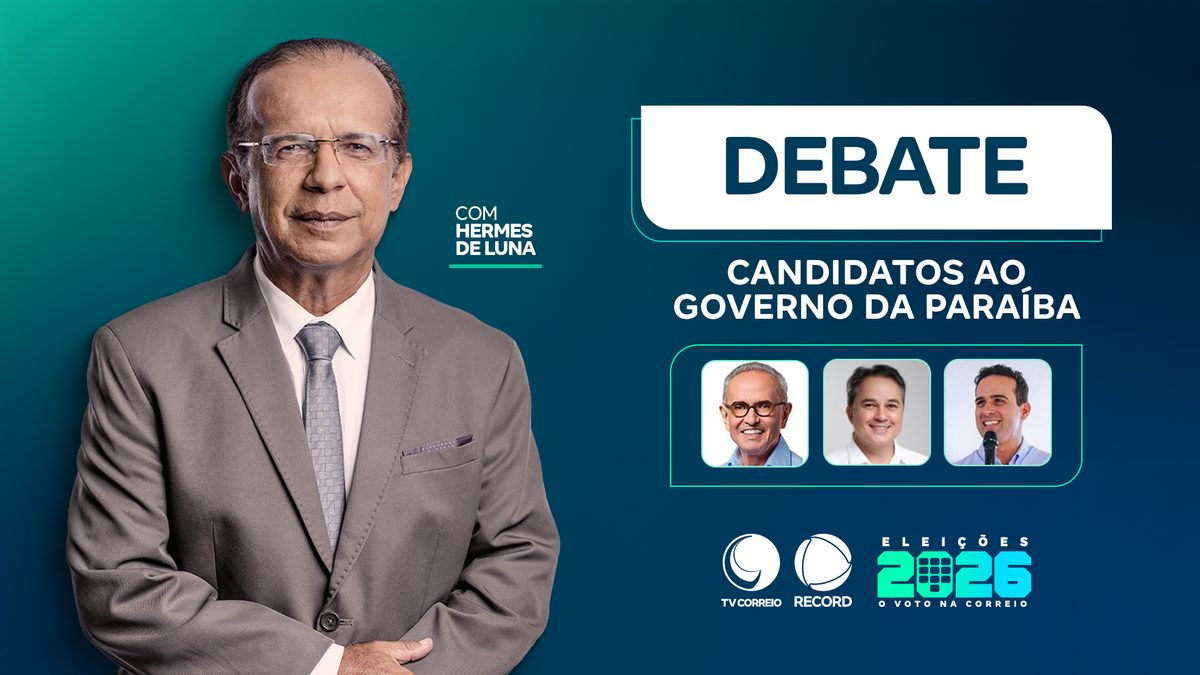 TV Correio realiza debate entre candidatos ao Governo da Paraíba