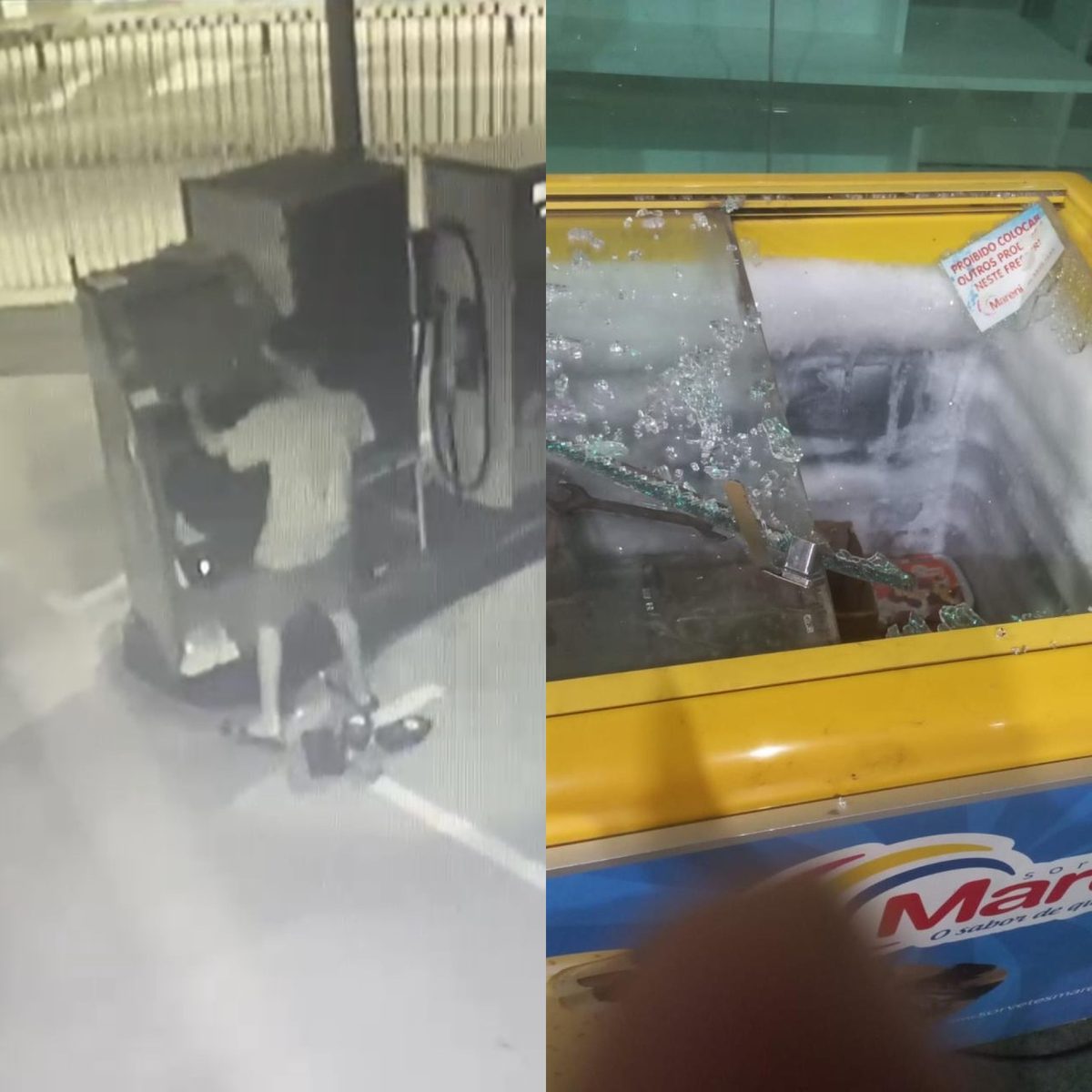 Homem arromba cofre, não acha dinheiro e furta sorvetes em Cajazeiras