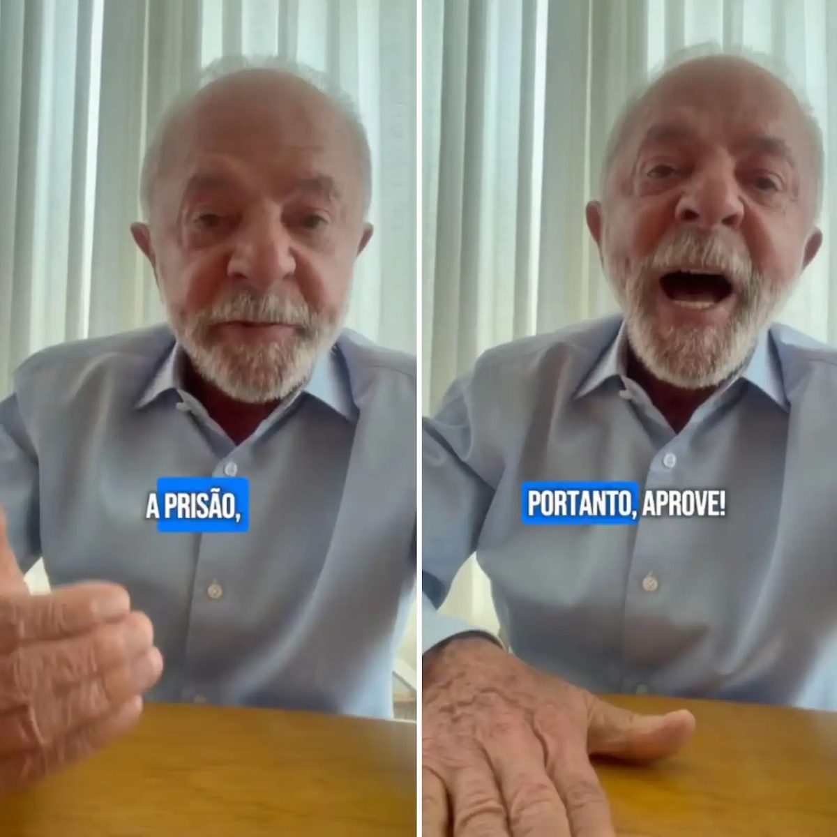 Lula desafia senador a votar proposta da segurança pública